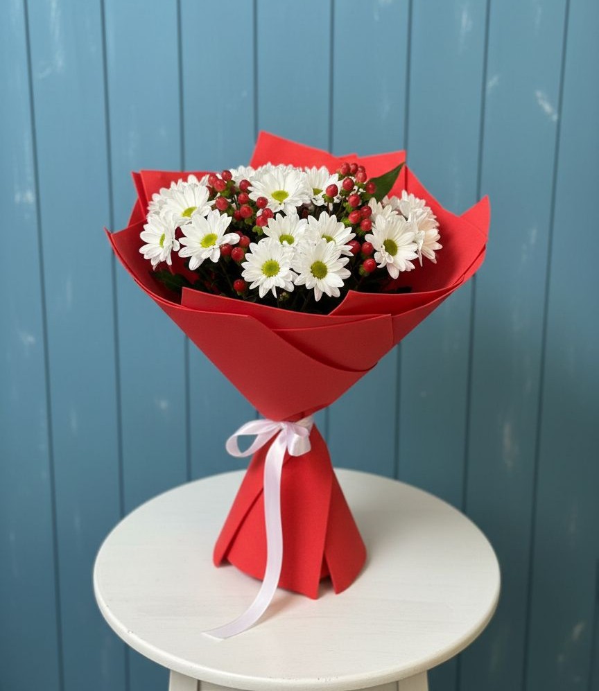 Букет цветов из: Хризантемы в Рязани