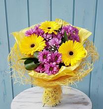 Букет цветов из:  Хризантемы и Герберы в Рязани