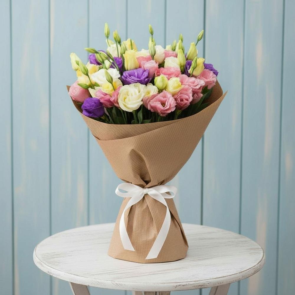 Букет цветов из: Лизиантусы в Рязани