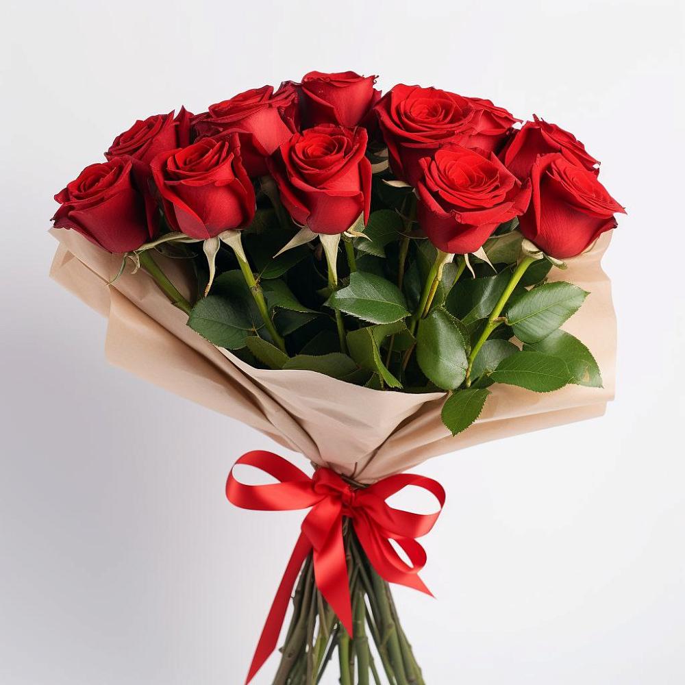 Букет 11 Красных роз Эдлесс Лав в Рязани
