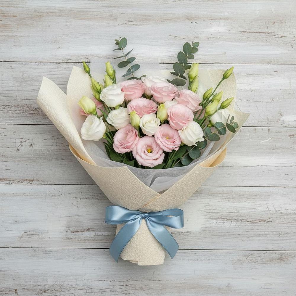 Букет цветов из: Лизиантусы в Рязани